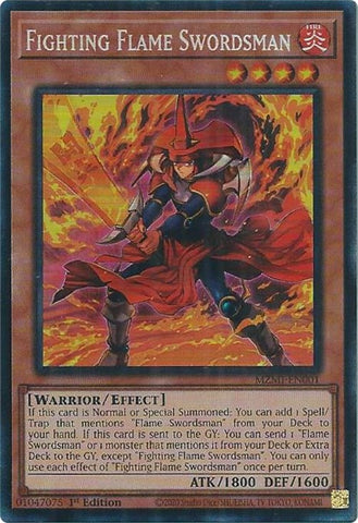 Fighting Flame Swordsman CR (MZMI-EN001) [MZMI]