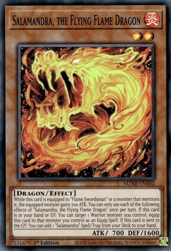 Salamandra the Flying Flame Dragon (MZMI-EN002) [MZMI]