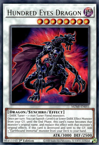 Hundred Eyes Dragon (MZMI-EN051) [MZMI]