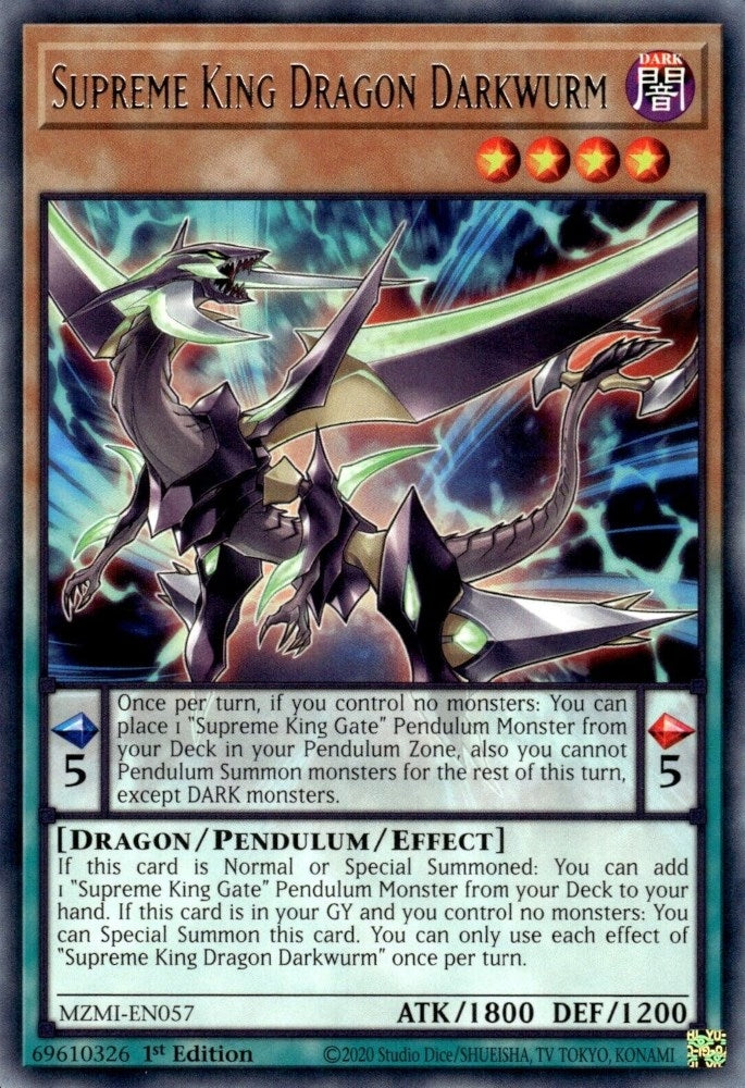 Supreme King Dragon Darkwurm (MZMI-EN057) [MZMI]