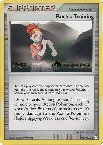 Buck's Training (130/146) (Staff Prerelease Promo) [Diamond & Pearl: Legends Awakened]