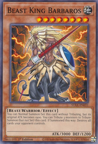 Beast King Barbaros (STAX-EN031) [TPSS]