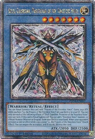 Skull Guardian Protector of the Voiceless Voice Quarter Century Secret Rare (PHNI-EN037) [PHNI]