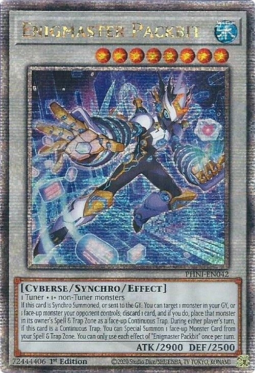 Enigmaster Packbit Quarter Century Secret Rare (PHNI-EN042) [PHNI]