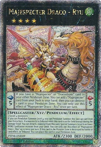 Majespecter Draco Ryu Quarter Century Secret Rare (PHNI-EN049) [PHNI]