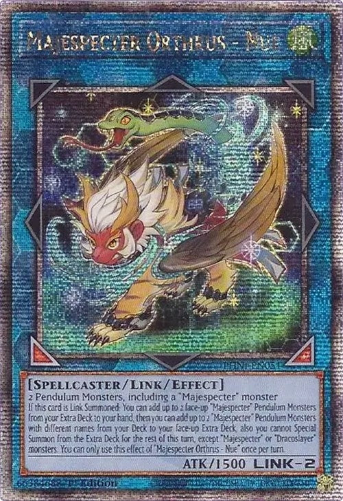 Majespecter Orthrus Nue Quarter Century Secret Rare (PHNI-EN051) [PHNI]