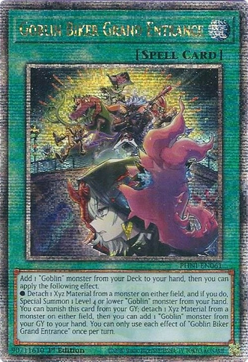 Goblin Biker Grand Entrance Quarter Century Secret Rare (PHNI-EN061) [PHNI]