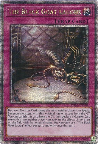 The Black Goat Laughs Quarter Century Secret Rare (PHNI-EN078) [PHNI]