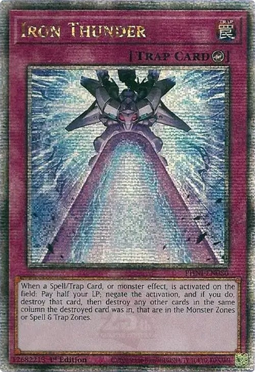 Iron Thunder Quarter Century Secret Rare (PHNI-EN080) [PHNI]