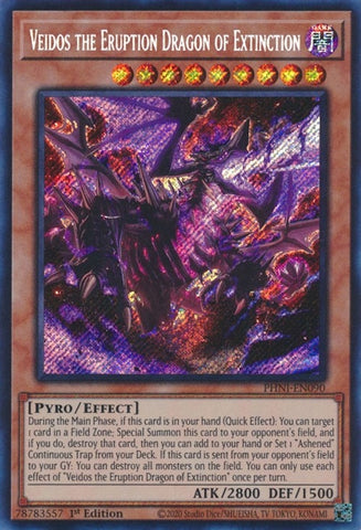 veidos the eruption dragon of extinction (PHNI-EN090) [PHNI]