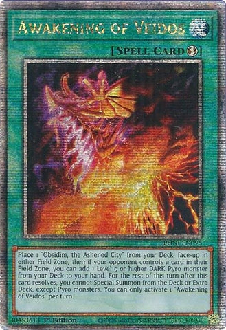 Awakening of Veidos Quarter Century Secret Rare (PHNI-EN095) [PHNI]