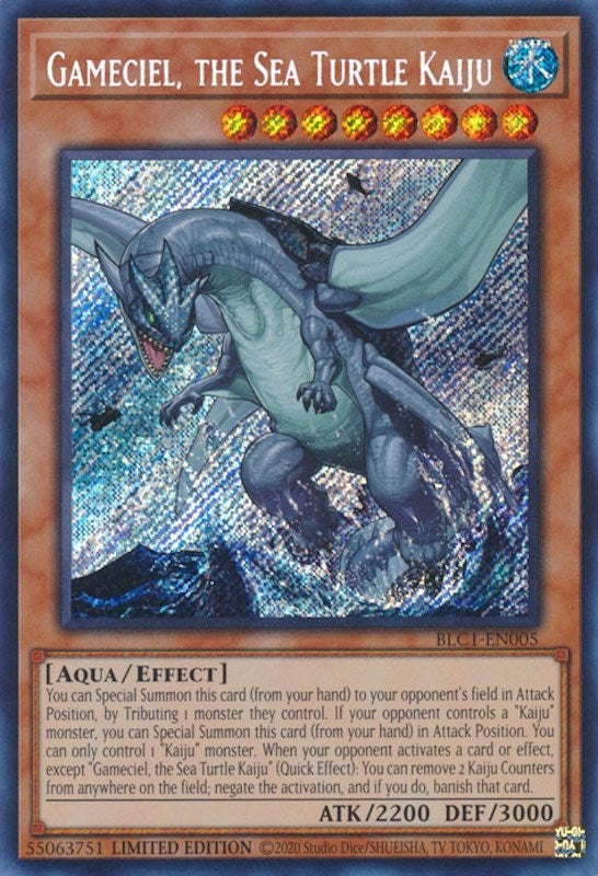 Gameciel the Sea Turtle Kaiju (BLC1-EN005) [BLC1]