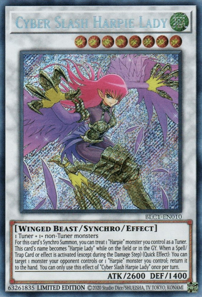 cyber slash harpie lady (BLC1-EN010) [BLC1]