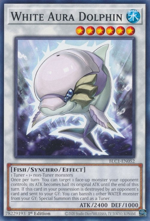 white aura dolphin (BLC1-EN052) [BLC1]