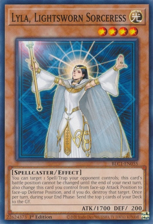 lyla lightsworn sorceress (BLC1-EN055) [BLC1]