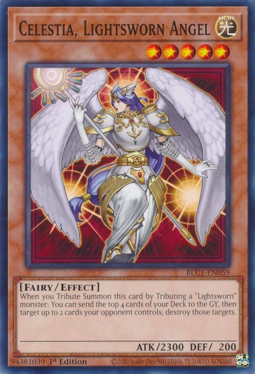 celestia lightsworn angel (BLC1-EN059) [BLC1]