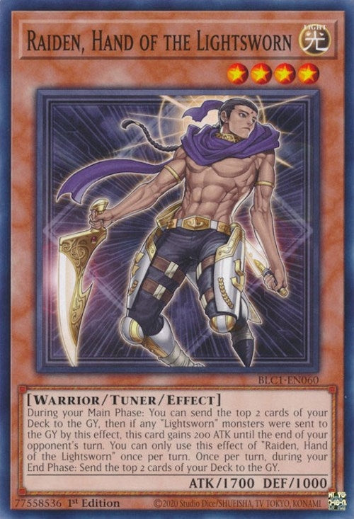 raiden hand of the lightsworn (BLC1-EN060) [BLC1]