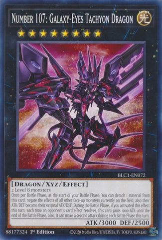 number 107 galaxy eyes tachyon dragon (BLC1-EN072) [BLC1]