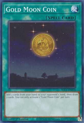 gold moon coin (BLC1-EN078) [BLC1]