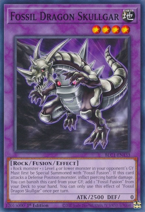 fossil dragon skullgar (BLC1-EN133) [BLC1]