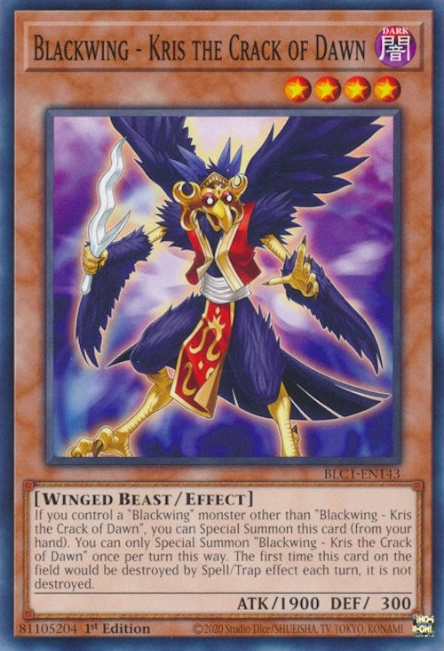 blackwing kris the crack of dawn (BLC1-EN143) [BLC1]