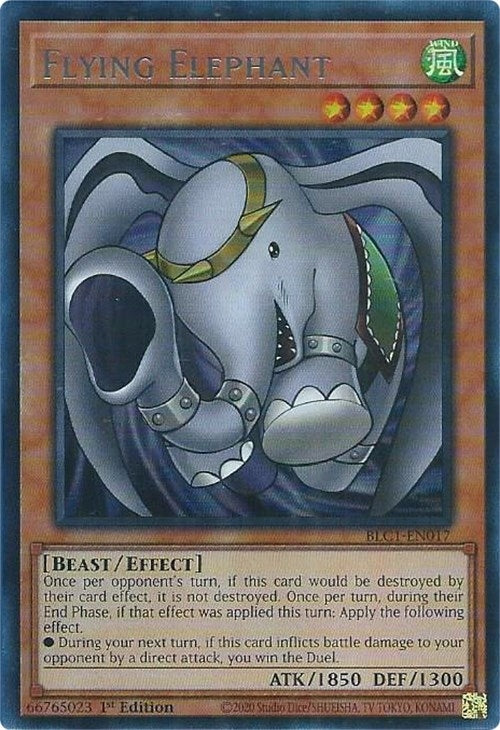 Flying Elephant Silver (BLC1-EN017) [BLC1]