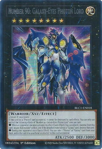 Number 90 Galaxy Eyes Photon Lord Silver (BLC1-EN018) [BLC1]