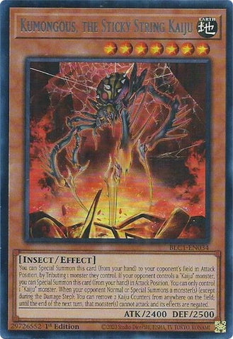 Kumongous the Sticky String Kaiju Silver (BLC1-EN034) [BLC1]