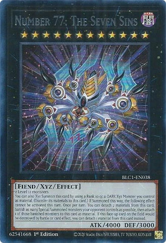 Number 77 The Seven Sins Silver (BLC1-EN038) [BLC1]