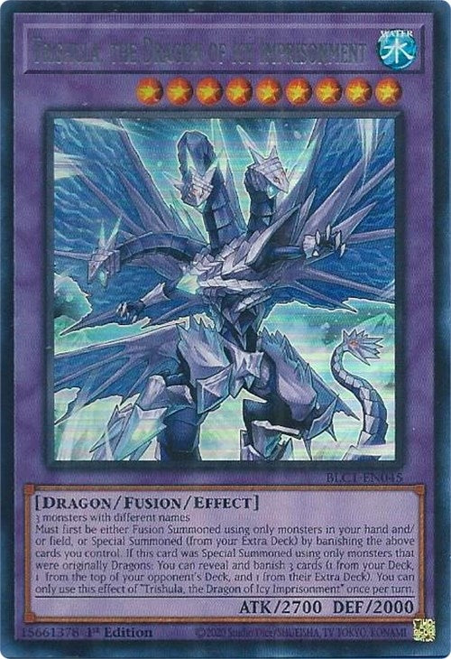 Trishula the Dragon of Icy Imprisonment Silver (BLC1-EN045) [BLC1]