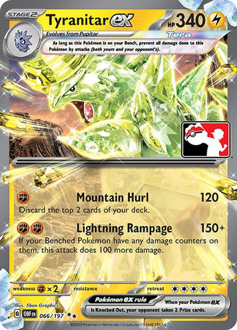 Tyranitar ex (066/197) [Prize Pack Series Four]