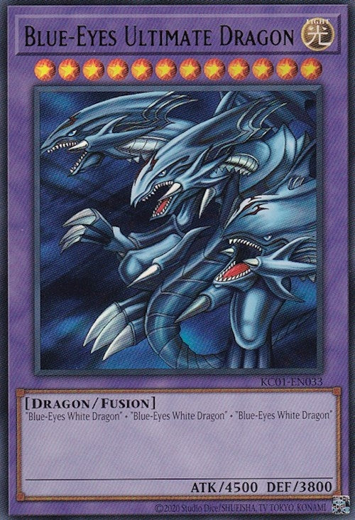 Blue Eyes Ultimate Dragon (KC01-EN033) [KC01]