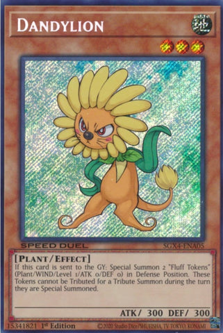 Dandylion Secret Rare (SGX4-ENA05) [SGX4]