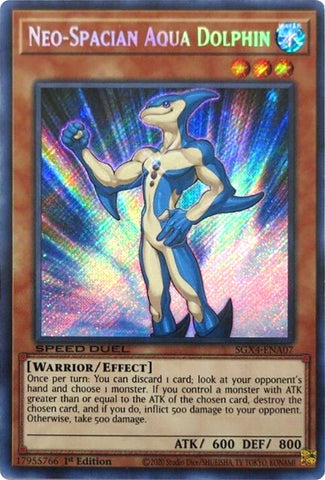 Neo Spacian Aqua Dolphin Secret Rare (SGX4-ENA07) [SGX4]