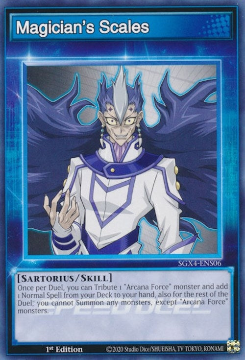 Magicians Scales Skill Card (SGX4-ENS06) [SGX4]