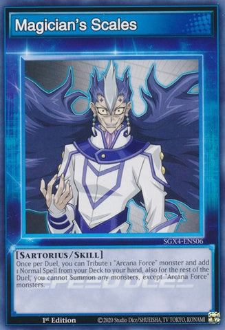 Magicians Scales Skill Card (SGX4-ENS06) [SGX4]