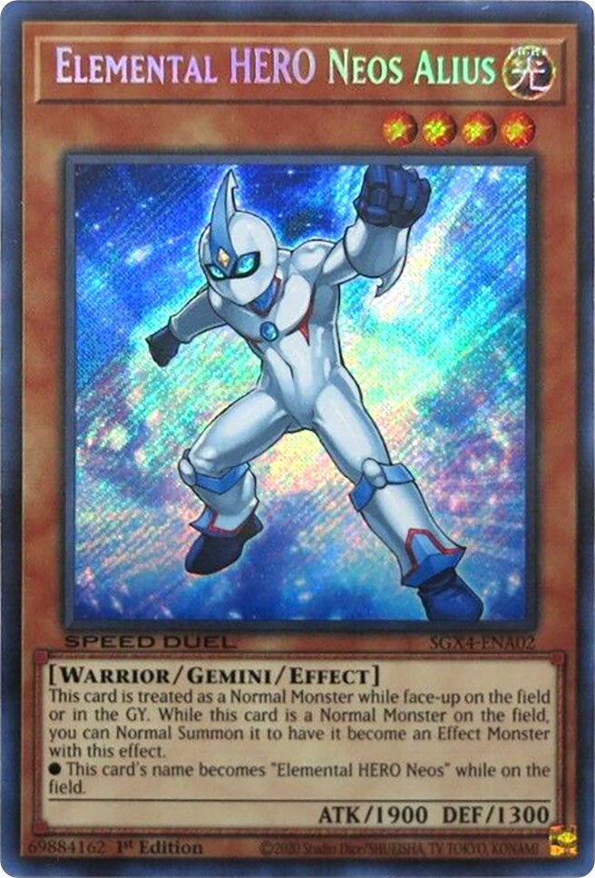 Elemental HERO Neos Alius Secret Rare (SGX4-ENA02) [SGX4]