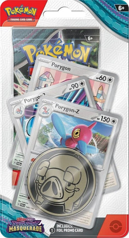 Scarlet & Violet: Twilight Masquerade - Premium Checklane Blister (Porygon)