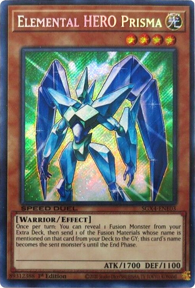 Elemental HERO Prisma Secret Rare (SGX4-ENE03) [SGX4]