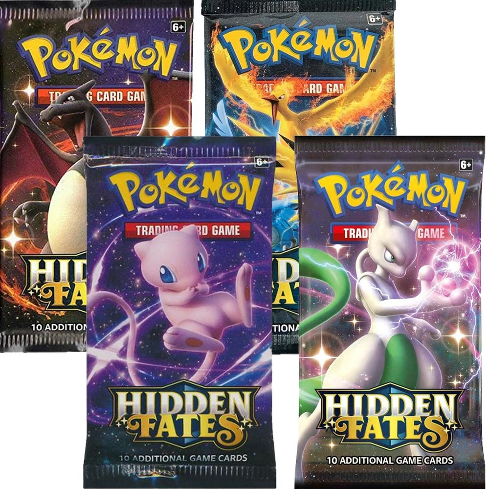 Hidden Fates Booster Pack Art Bundle Set of 4 () [HIF]