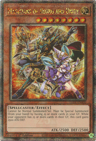 Magicians of Bonds and Unity Quarter Century Secret Rare (LEDE-EN000) [LEDE]