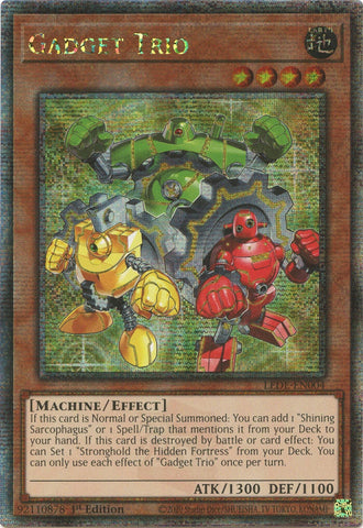 Gadget Trio Quarter Century Secret Rare (LEDE-EN004) [LEDE]