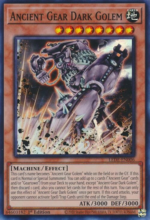 Ancient Gear Dark Golem (LEDE-EN006) [LEDE]