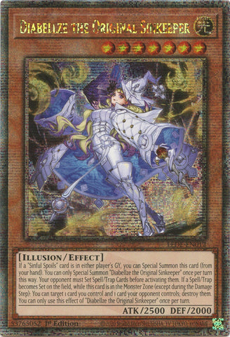 Diabellze the Original Sinkeeper Quarter Century Secret Rare (LEDE-EN012) [LEDE]