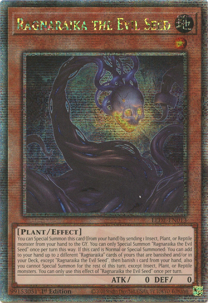 Ragnaraika the Evil Seed Quarter Century Secret Rare (LEDE-EN013) [LEDE]