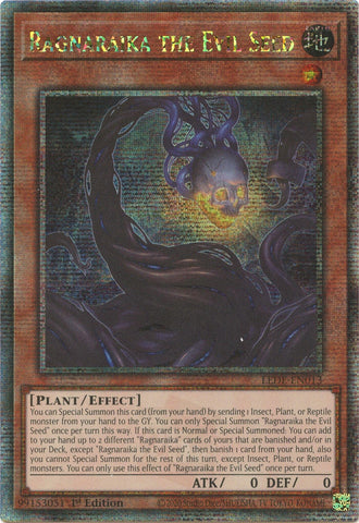 Ragnaraika the Evil Seed Quarter Century Secret Rare (LEDE-EN013) [LEDE]