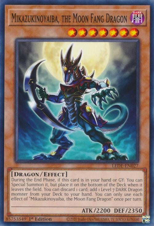 Mikazukinoyaiba the Moon Fang Dragon (LEDE-EN027) [LEDE]