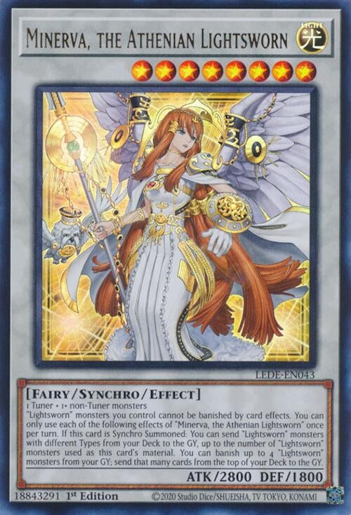 Minerva the Athenian Lightsworn (LEDE-EN043) [LEDE]