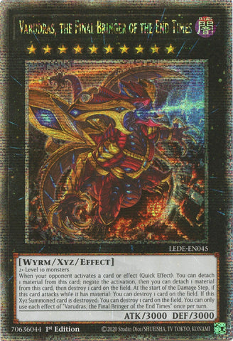 Varudras the Final Bringer of the End Times Quarter Century Secret Rare (LEDE-EN045) [LEDE]