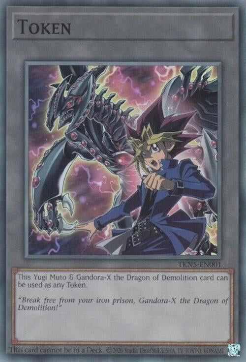 Token Yugi Muto and Gandora X the Dragon of Demolition (TKN5-EN001) [LEDE]